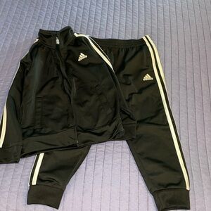Boys Adidas track suit size 5